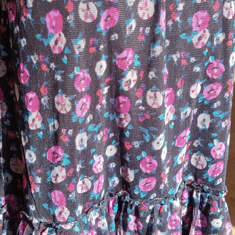 Urban Outfitters Kimchi blue pink and blue floral sheerBaby dress - Picture 12 of 12